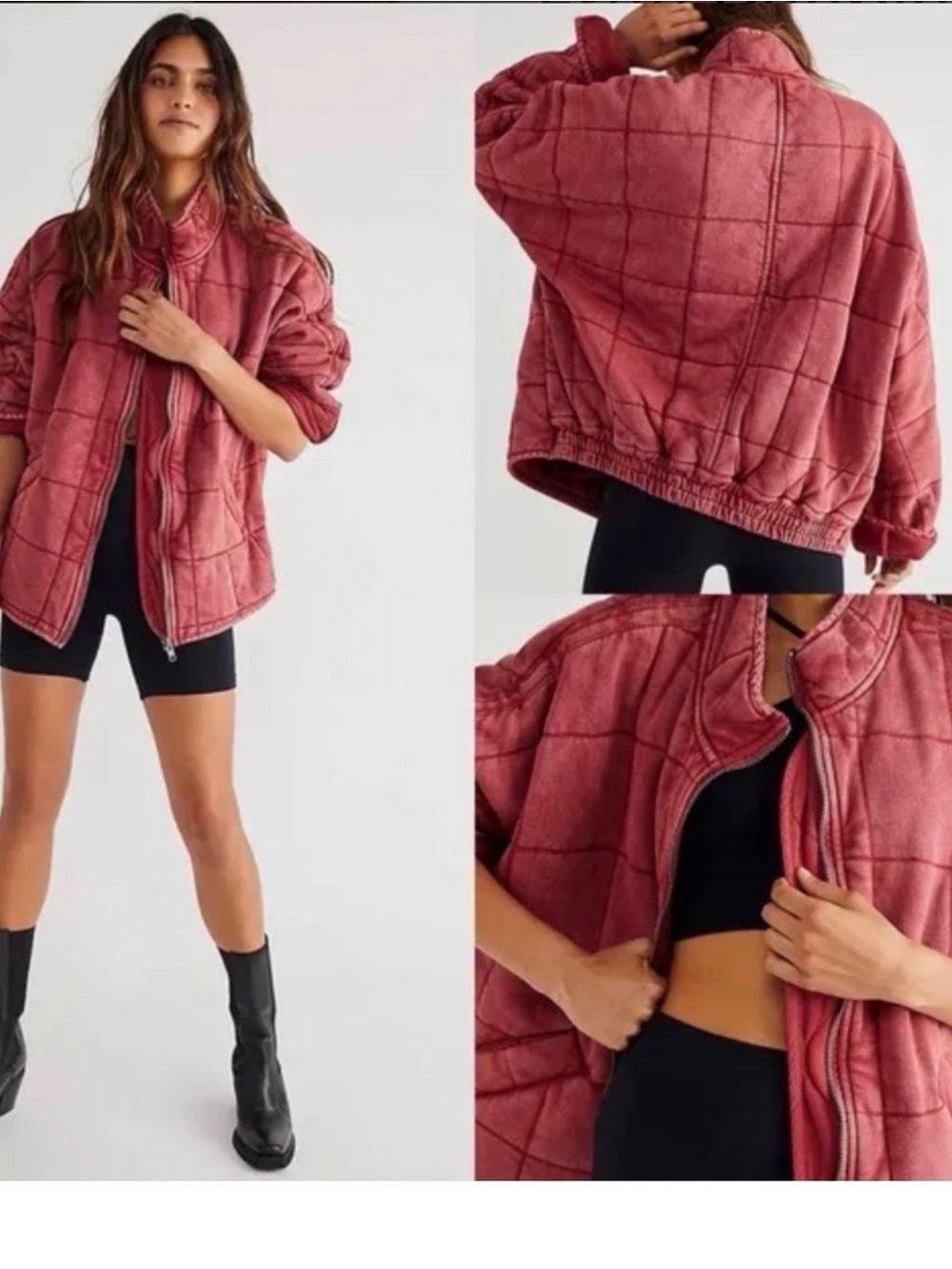 Free People Dolman Quilted Knit
Jacket